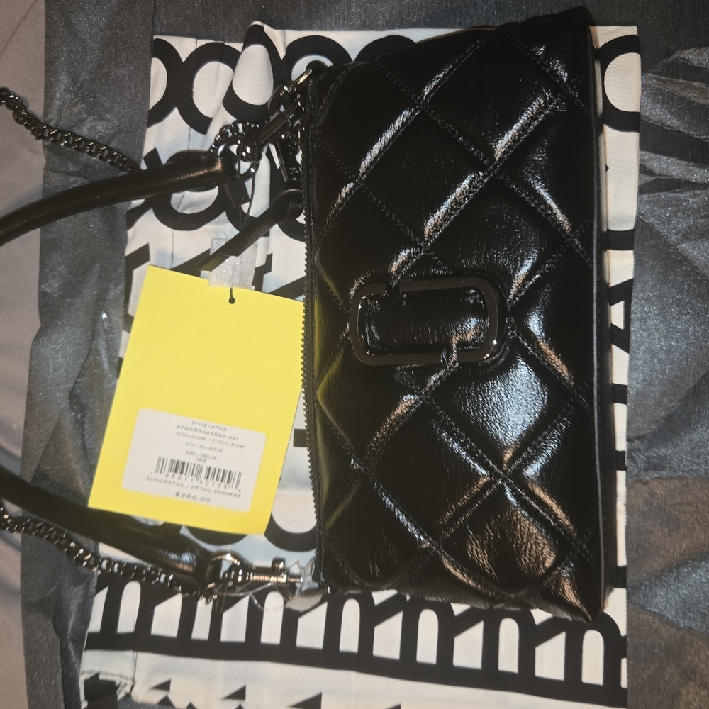 Marc Jacobs Black Quilted Shoulder Bag